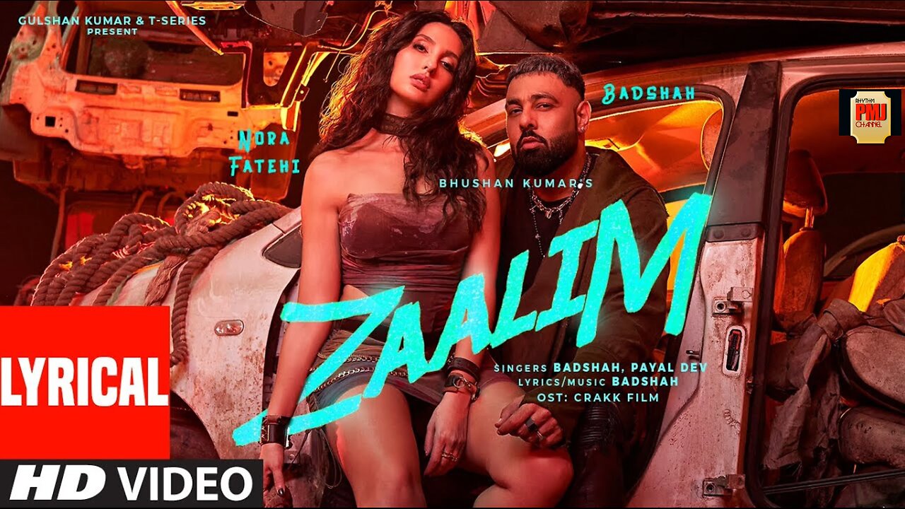 ZAALIM (Lyrical Video): Badshah, Nora Fatehi | Payal Dev | Abderafia El Abdioui | Bhushan K