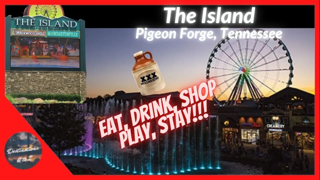 COMPLETE TOUR of The Island in Pigeon Forge, Tennessee