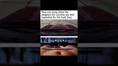 Corvette Designers body line inspiration