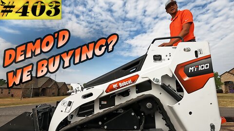 Bobcat MT100 Mini Track Loader Demo! Did we like it? Plus: Platinum E35 Excavator info.
