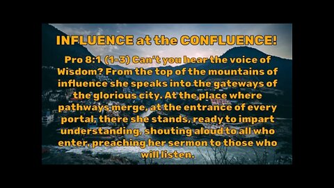 INFLUENCE at The CONFLUENCE! Sunday's Prophetic Word for May 23, 2021 at The Stone Raleigh!