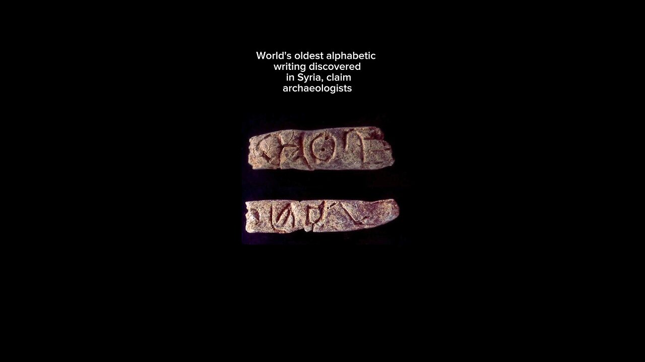 World's oldest language scriptures found.