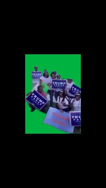 Green Screen – Trump Supporters