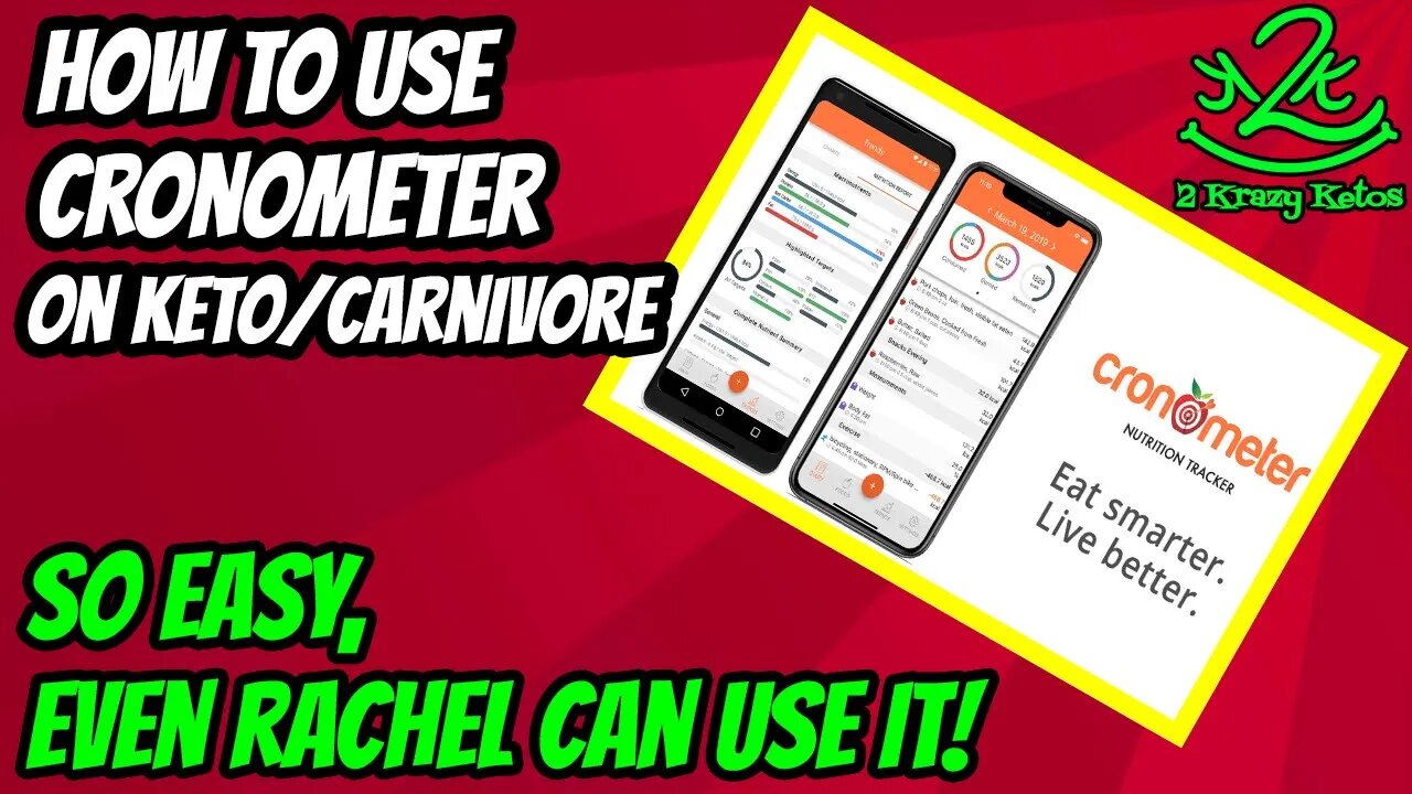 How to use Cronometer on Keto / Carnivore | So easy, even Rachel can use it Cronometer tutorial