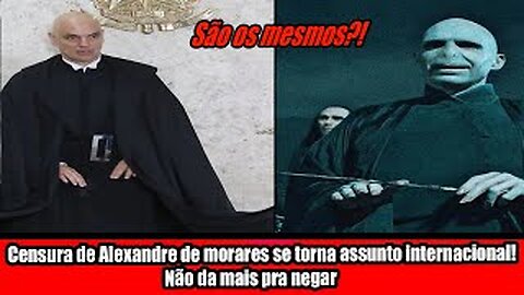 Censura de Alexandre de morares se torna assunto internacional! Não da mais pra negar