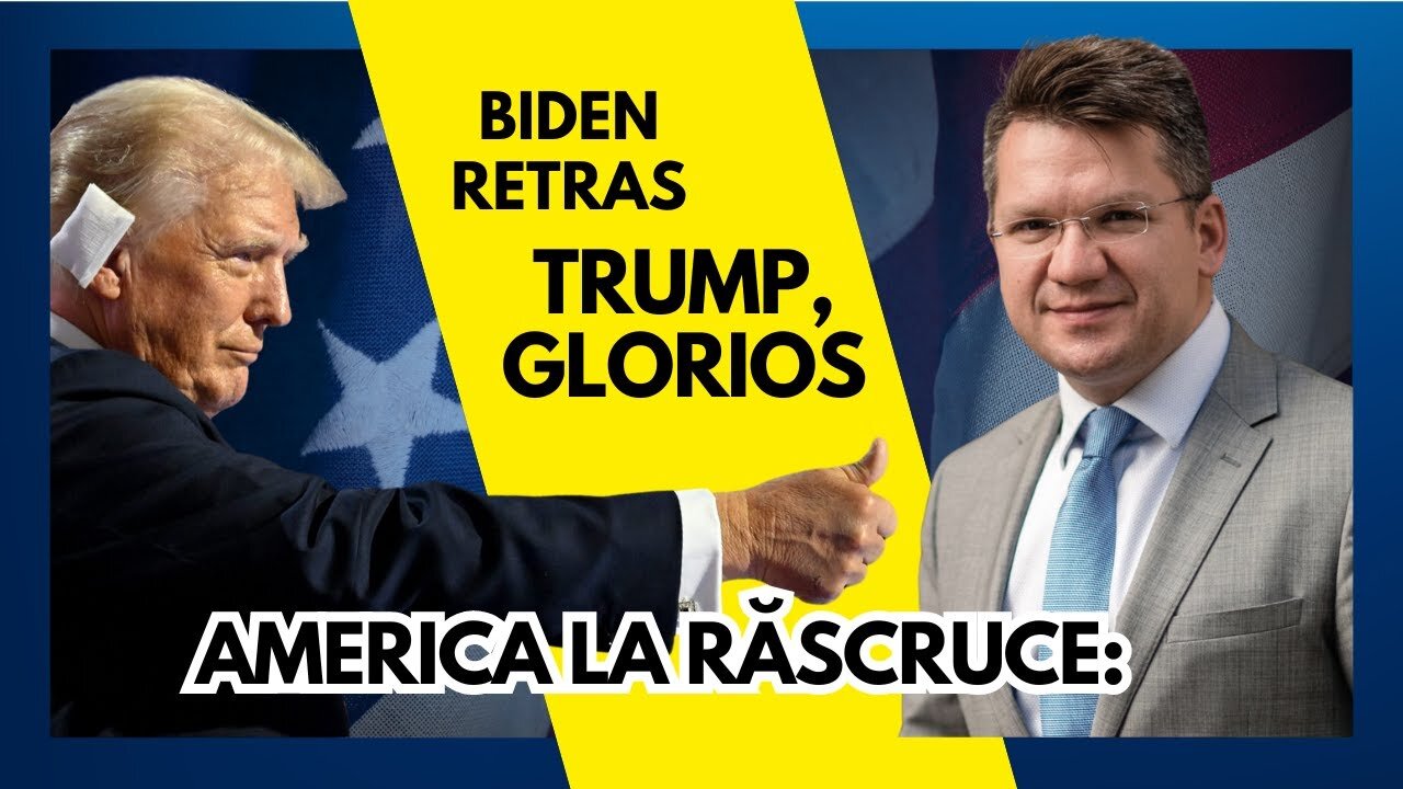 Analiză: AMERICA la răscruce - Donald TRUMP glorios; Joe BIDEN retras | Cu Mihail Neamțu