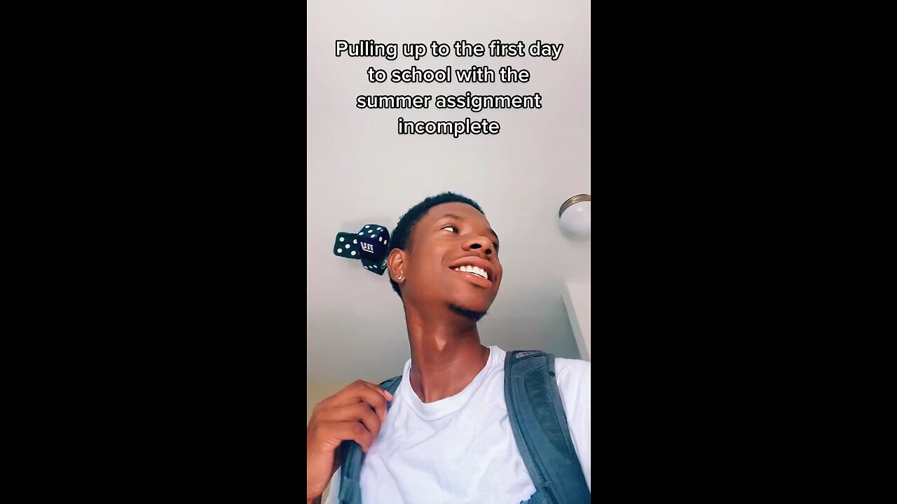 Pulling Up To The First Day Of School With The Summer Assignment Incomplete