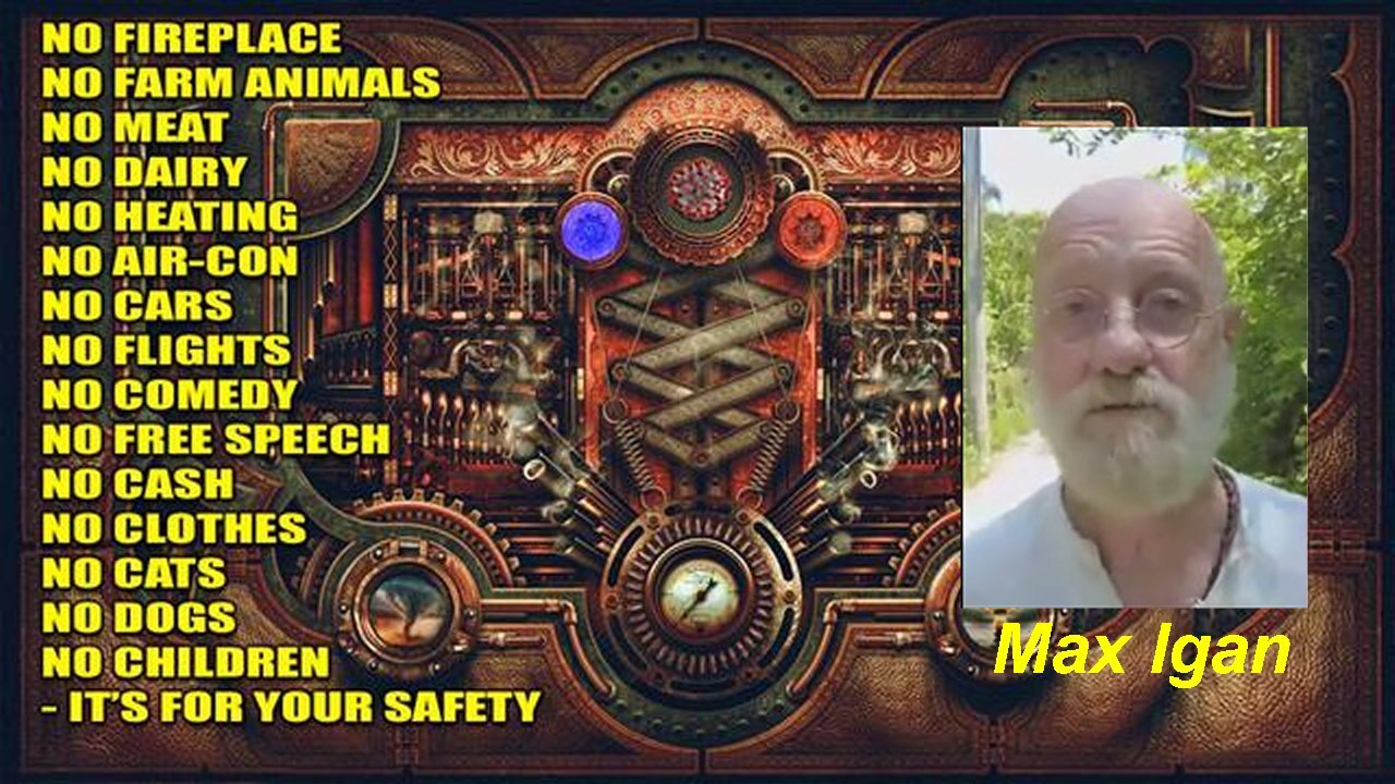 Max Igan: Welcome to the Sick Satanic Fascist Agenda 2030 Machine! [17.09.2023]