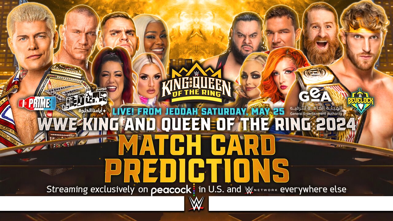 WWE King and Queen of the Ring 2024 - Match Card Predictions [v2]