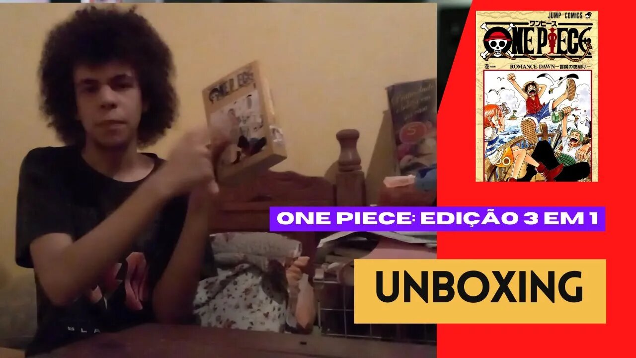 FINALMENTE CHEGOU!!! UNBOXING: ONE PIECE EDIÇÃO 3 EM 1