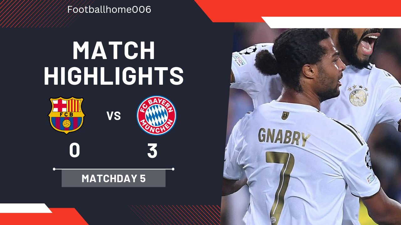 Barcelona vs Bayern Munich 0 - 3 Highlights & Goals