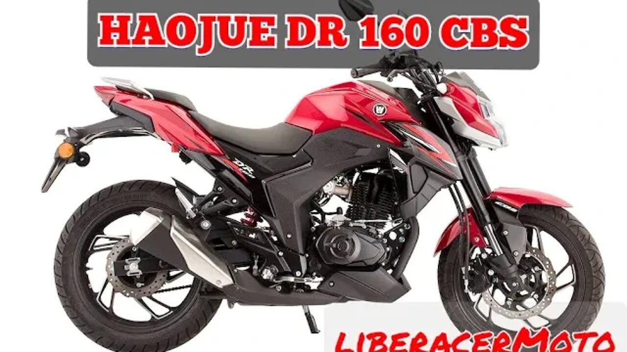 HAOJUE DR 160 CBS - LANÇAMENTO 2020 #LIBERACERMOTO
