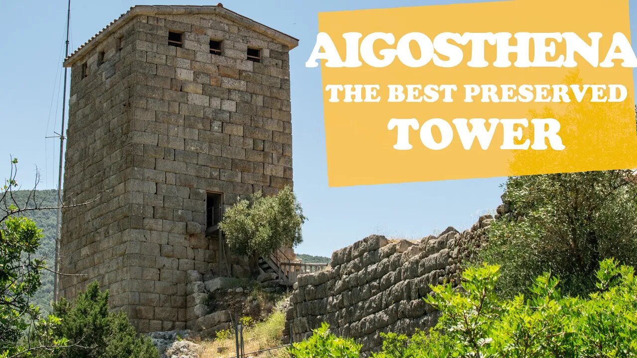 Aigosthena - The best preserved watch tower and long wall of Greece