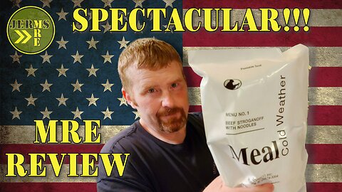 SPECTACULAR!! 2022 US Meal Cold Weather (MCW) Menu #1 Beef Stroganoff With Noodles MRE Review