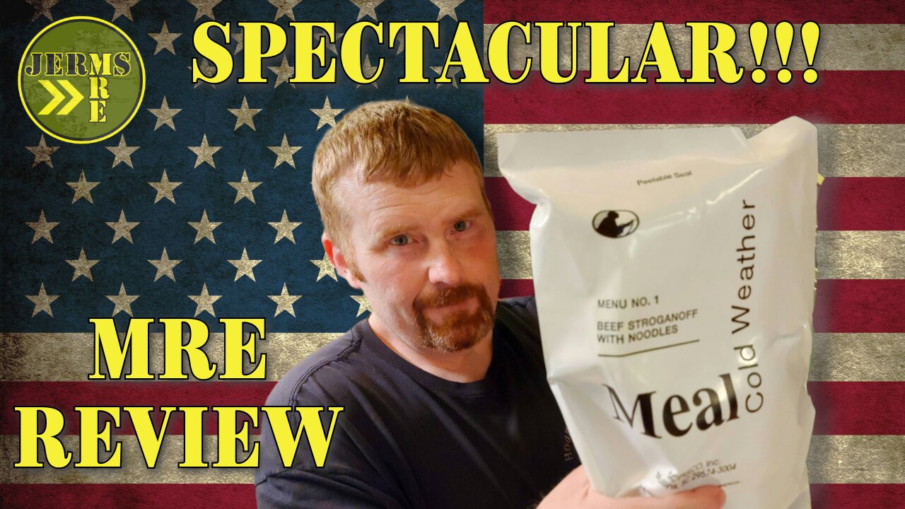 SPECTACULAR!! 2022 US Meal Cold Weather (MCW) Menu #1 Beef Stroganoff With Noodles MRE Review