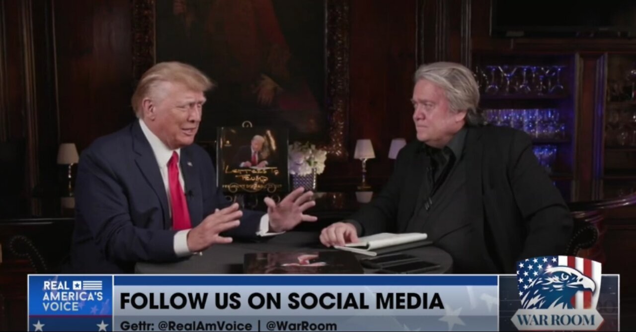 Steve Bannon Sit Down With President Donald J. Trump! - 10/26/24