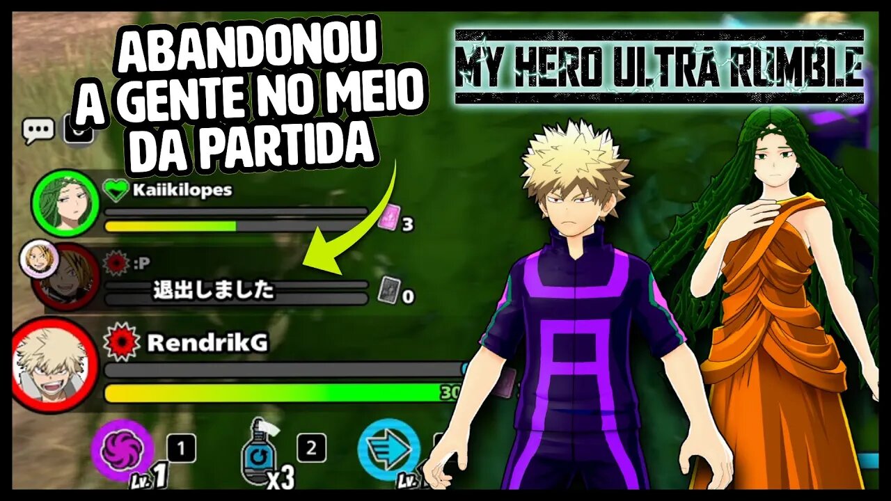 DERROTA OU VITÓRIA? Katsuki Bakugo e Ibara Shiozaki no My Hero Ultra Rumble! (PC)