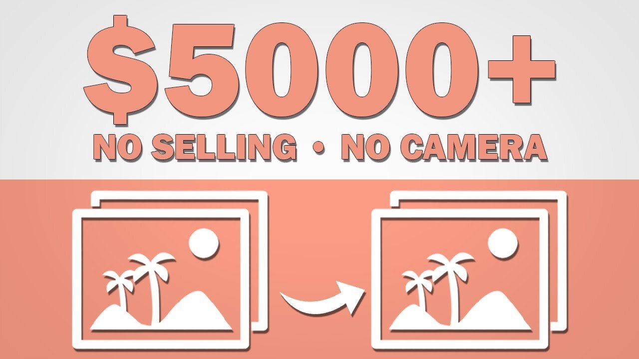 Earn $5000+ Copy & Pasting Photos NO WORK (Passive Income)