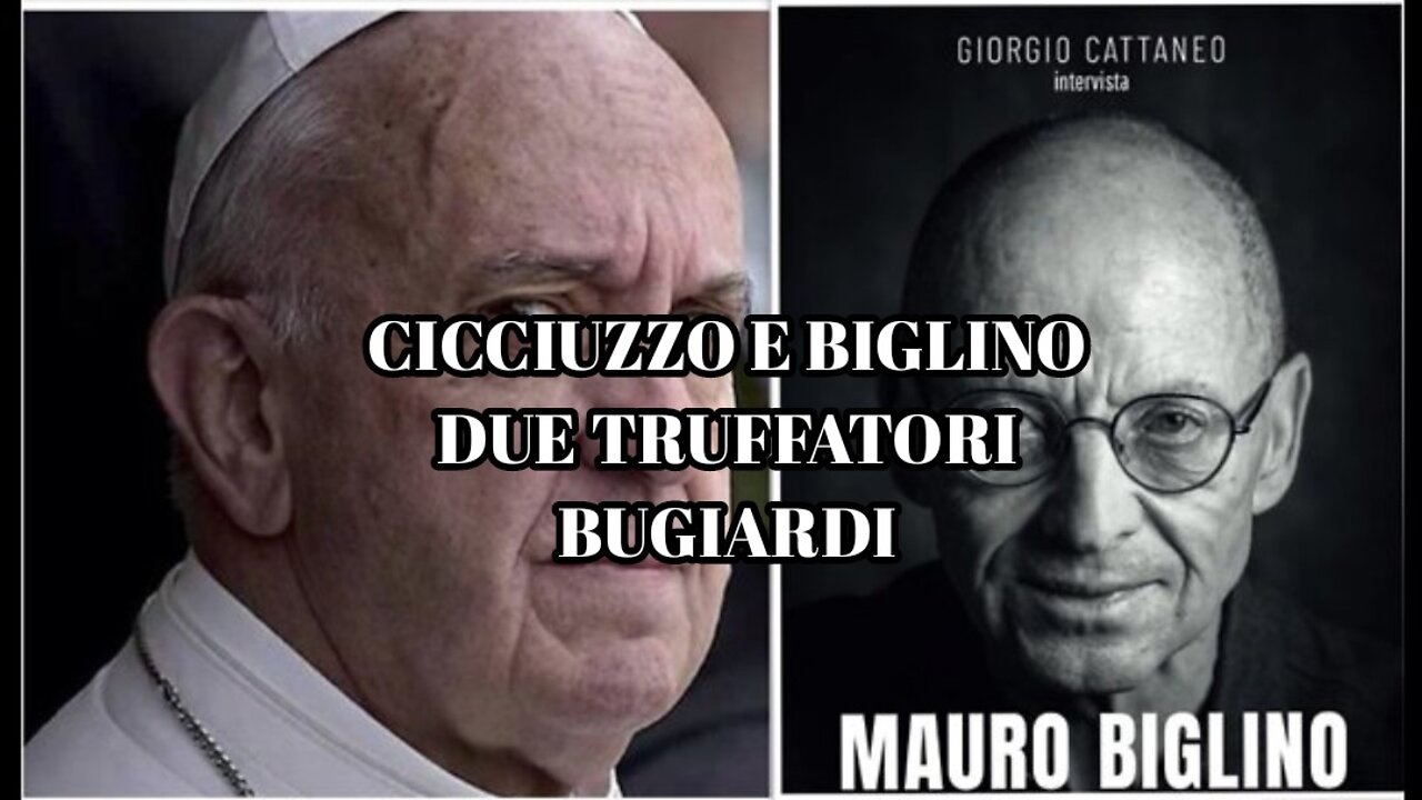CICCIUZZO E BIGLINO, DUE EMERITI TRUFFATORI E BUGIARDI.