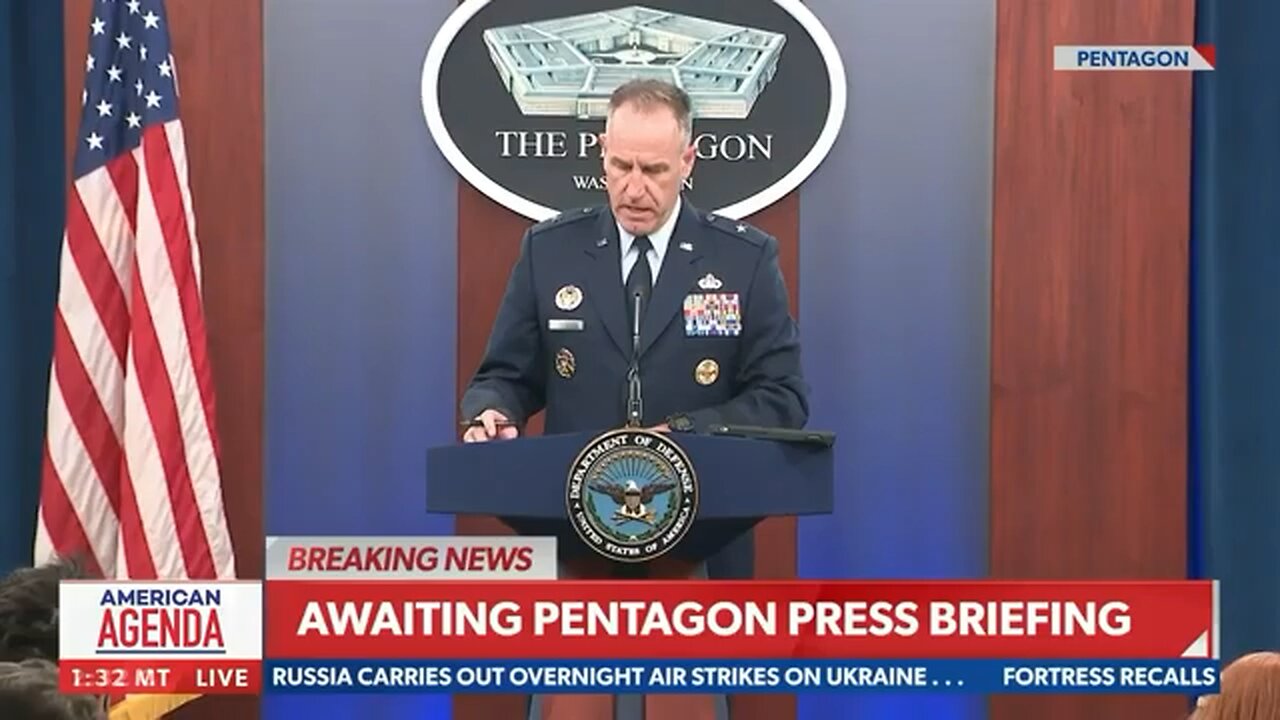 BREAKING: Brigadier Gen. Patrick Ryder confirms shoot down of Houthi missiles