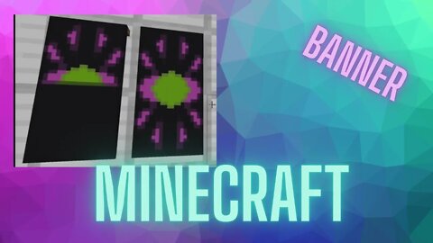 Minecraft: Endermen Eyes (Winking) Banner