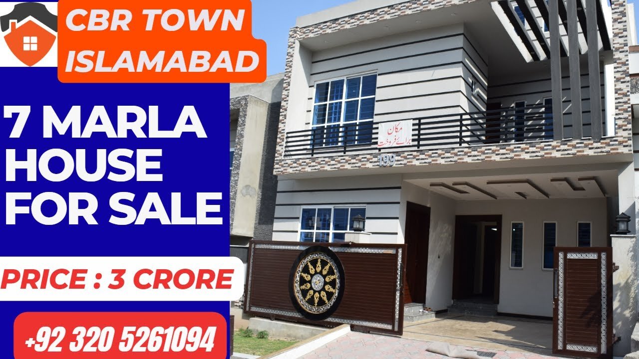 7 Marla Designer House in CBR Town Islamabad Exquisite Home Demand 3 Crores