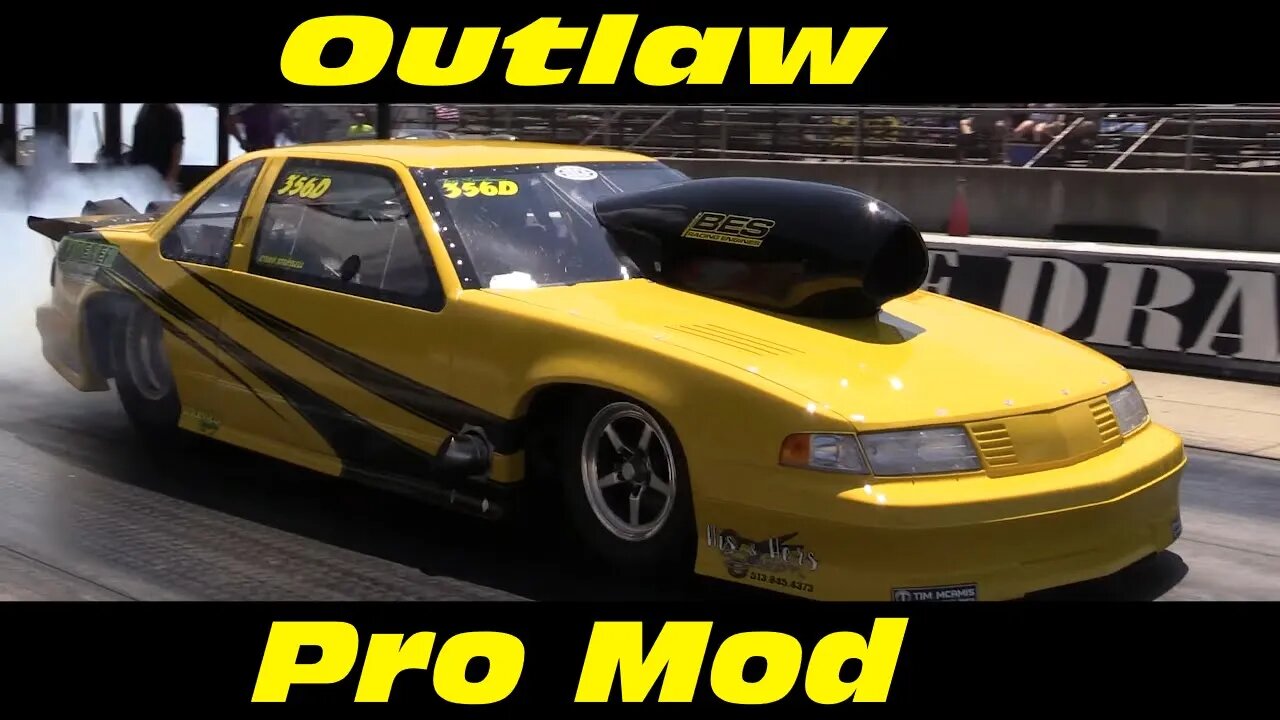 Outlaw Drag Racing Pro Mod Cavalier OSCA at Kil Kare