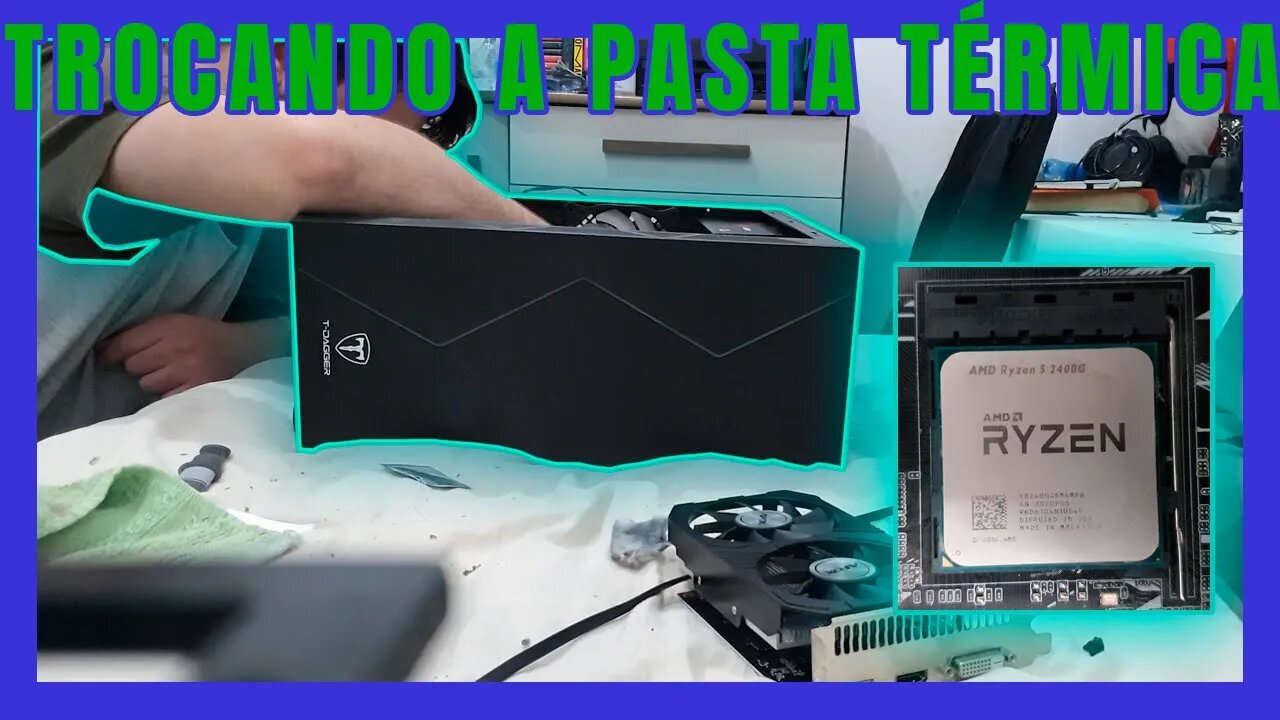 VLOG - Trocando a pasta térmica do PC / SETUP - #PC #vlog