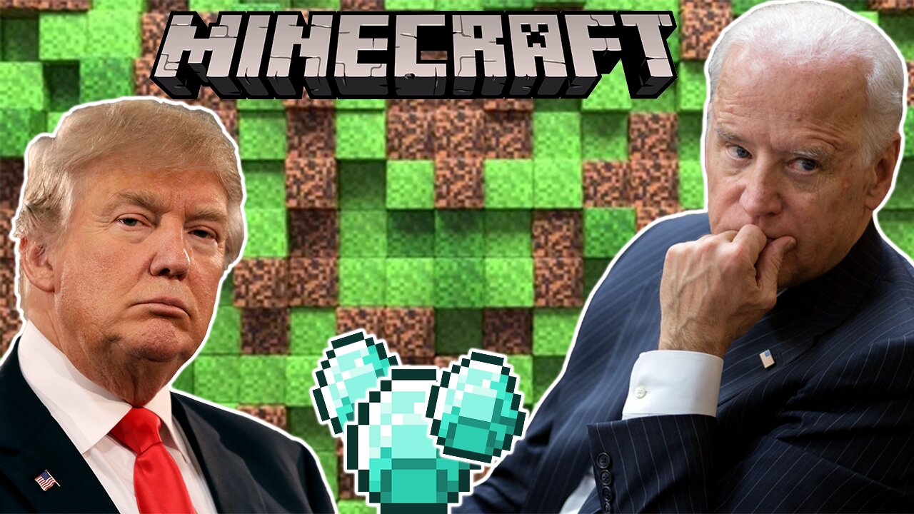 Presidents playing MINECRAFT (BIDEN TRUMP OBAMA) *AI voice* meme #meme #memes #minecraft #ai