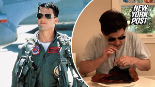 Man ate a shoe in honor of the 'Top Gun: Maverick' release