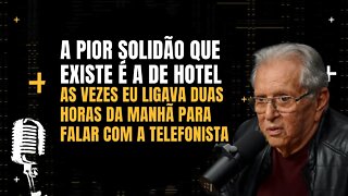 Carlos Alberto de Nóbrega - A pior solidão que existe é a de Hotel - Flow podcast