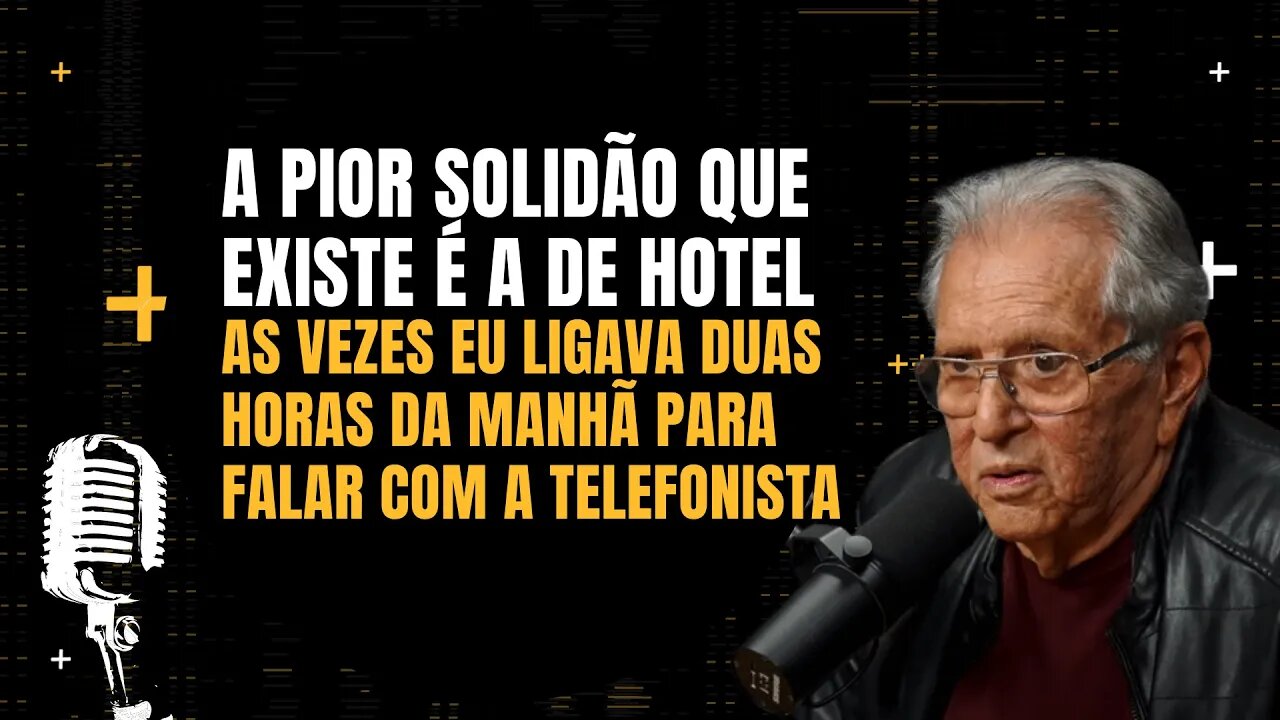 Carlos Alberto de Nóbrega - A pior solidão que existe é a de Hotel - Flow podcast