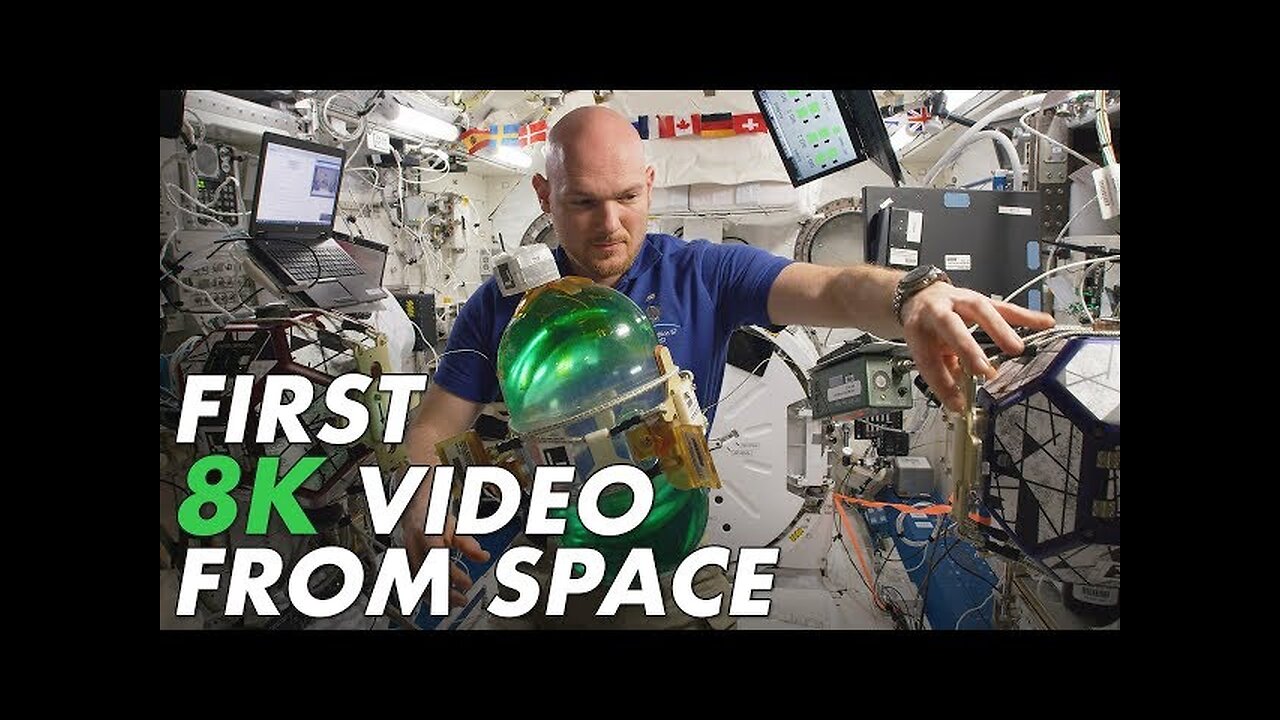 First 8K Video from Space