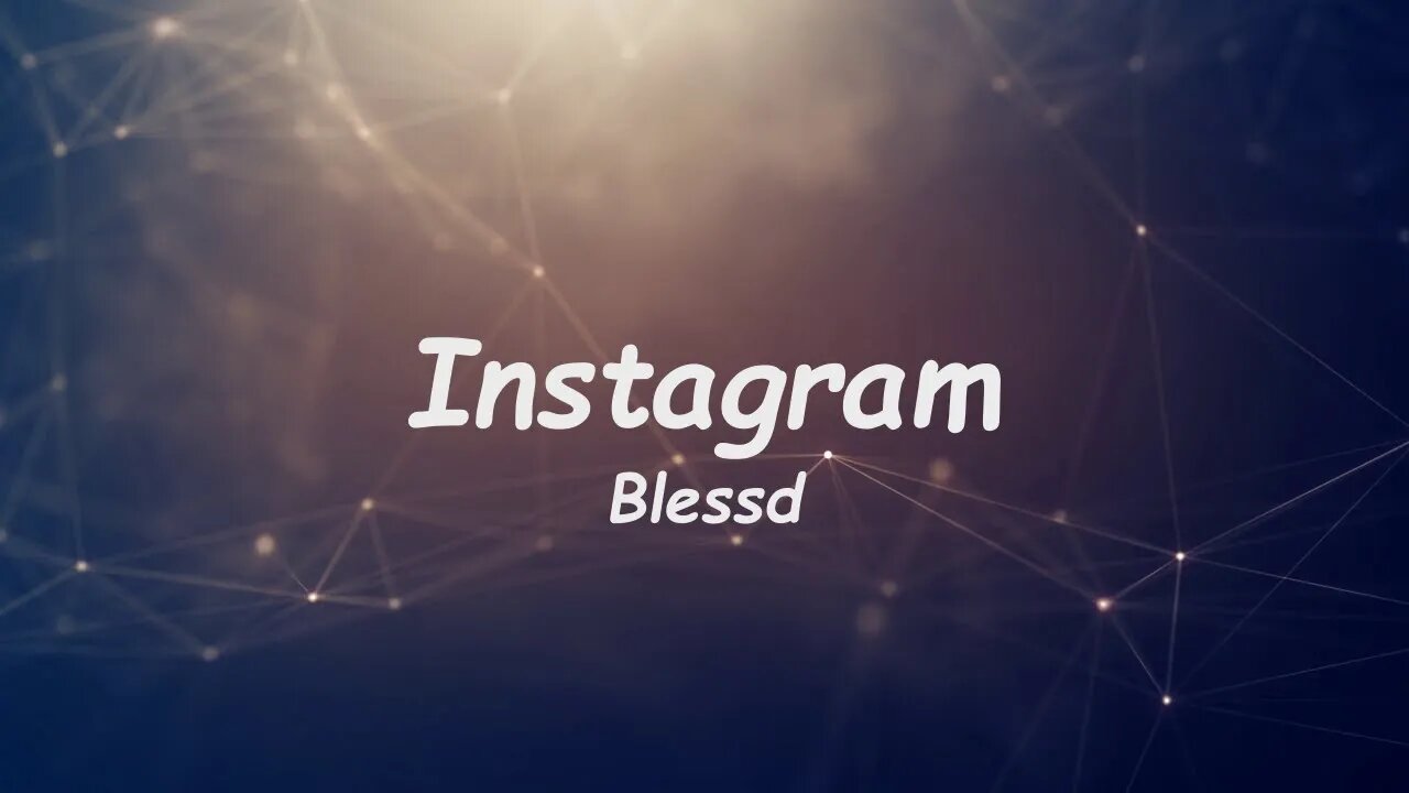 Blessd - Instagram (Lyrics)