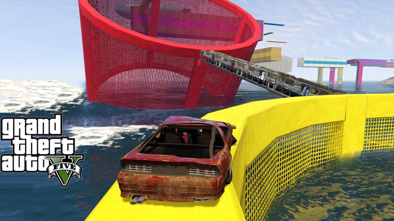 PARKOUR MEGA EPICO CON EL RUINER, ESTE PUNTO ERA IMPOSIBLE - GTA V ONLINE