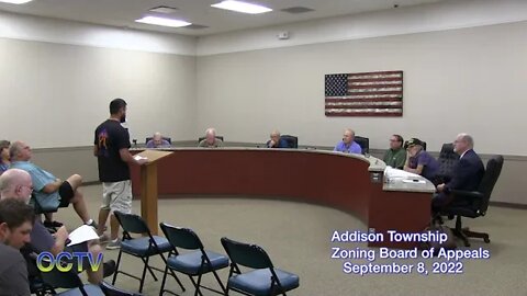 Addison Township ZBA 9/8/22