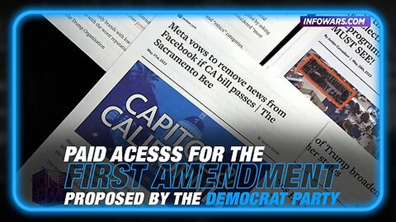 Democrats Want You To Pay To Access First Amendment Rights