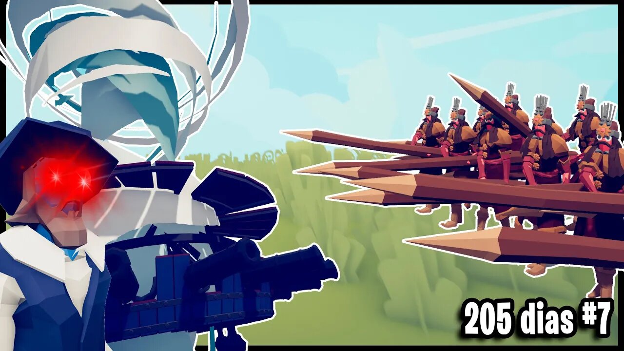 Da Vinci tá BRABO! Campanha 205 dias PT7 - Totally Accurate Battle Simulator TABS