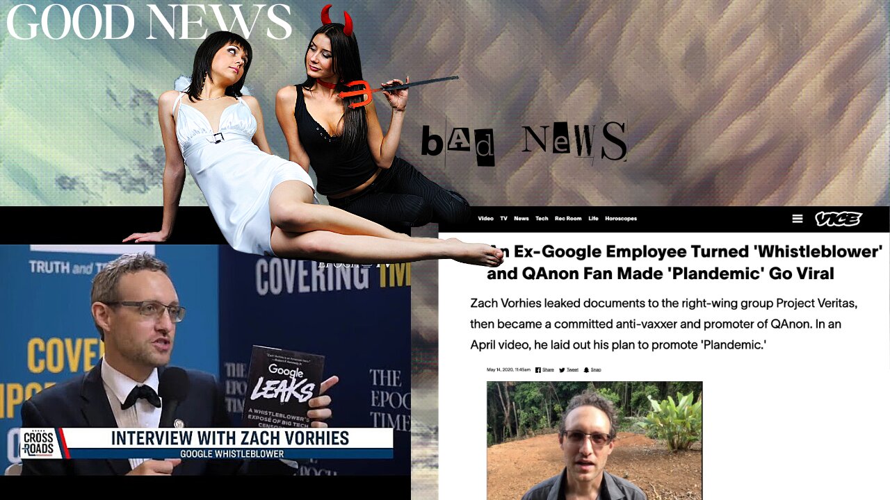 The PsyOp War Against YOU: Zach Vorhies, Google Whistleblower