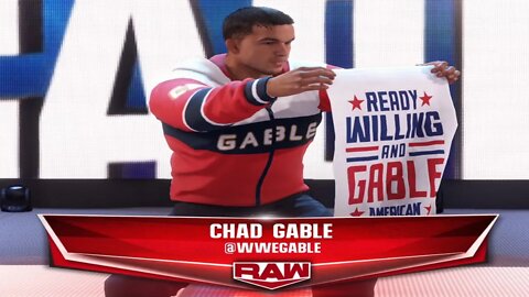 Chad Gable Entrance WWE 2k22