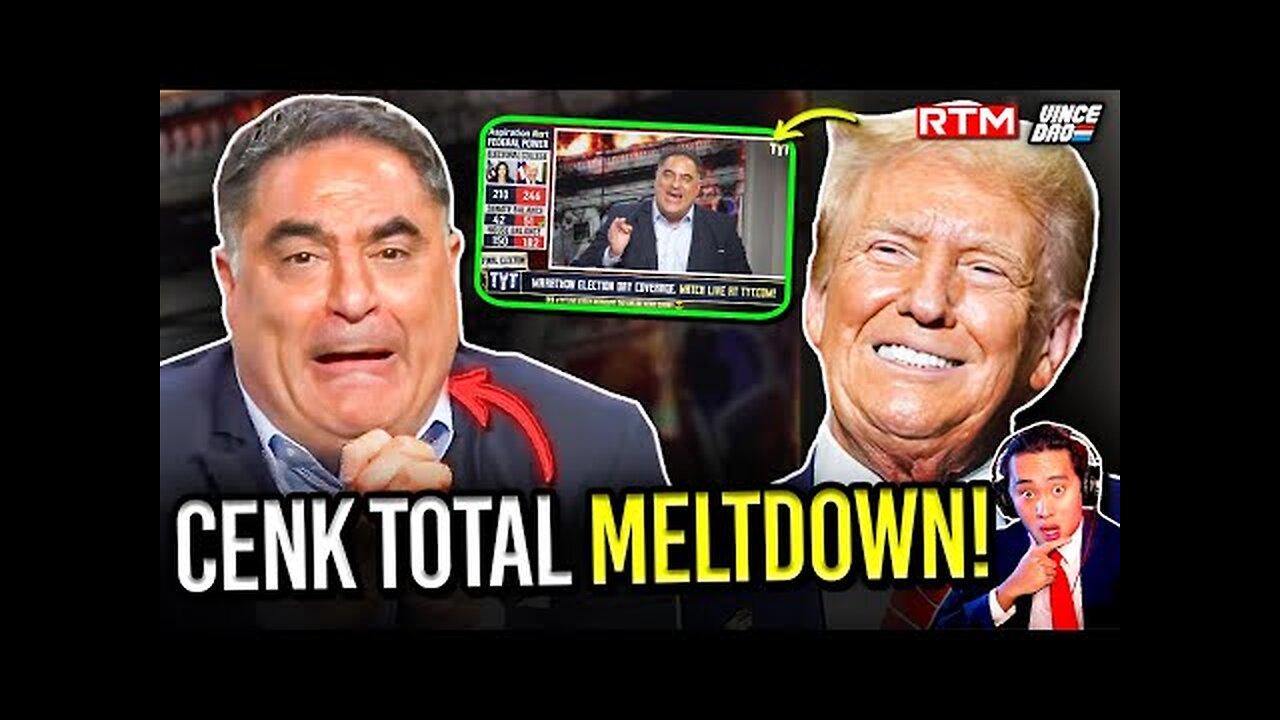 Cenk Uygur LOSES IT as Trump WINS on Election Night (LIVE CLIP)