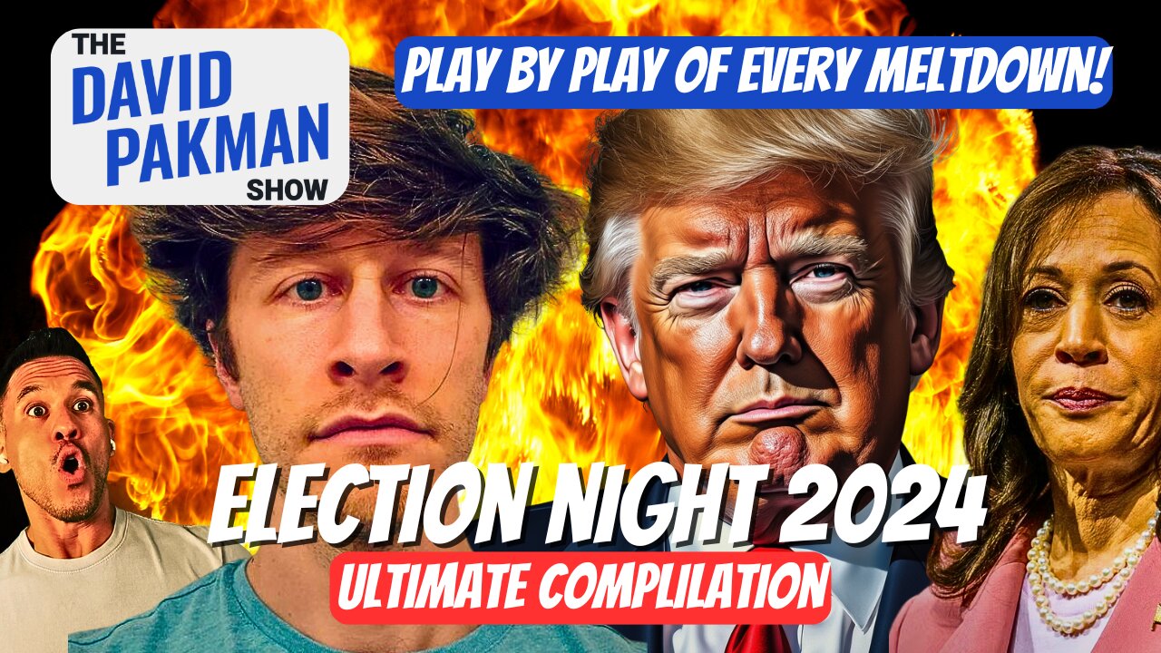 DAVID PAKMAN Show REACTS to TRUMP's 2024 Election WIN Play-by-Play of Every BIG MOMENT