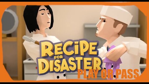 Out today Recipe for Disaster play or pass