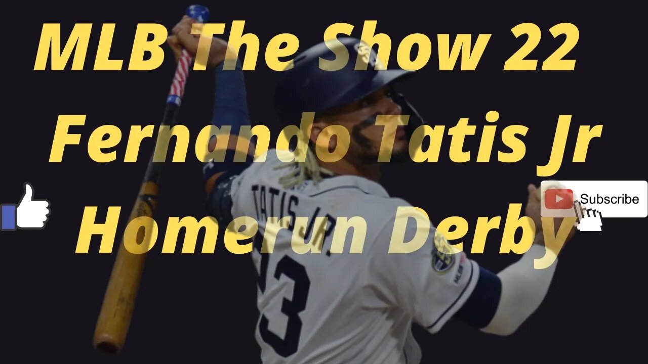 MLB The Show 22 Fernando Tatis Jr Homerun Derby