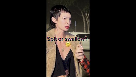 Spit or swallow? Her answer is unapologetically bold! 😳 How about you? Tell us in the comments!