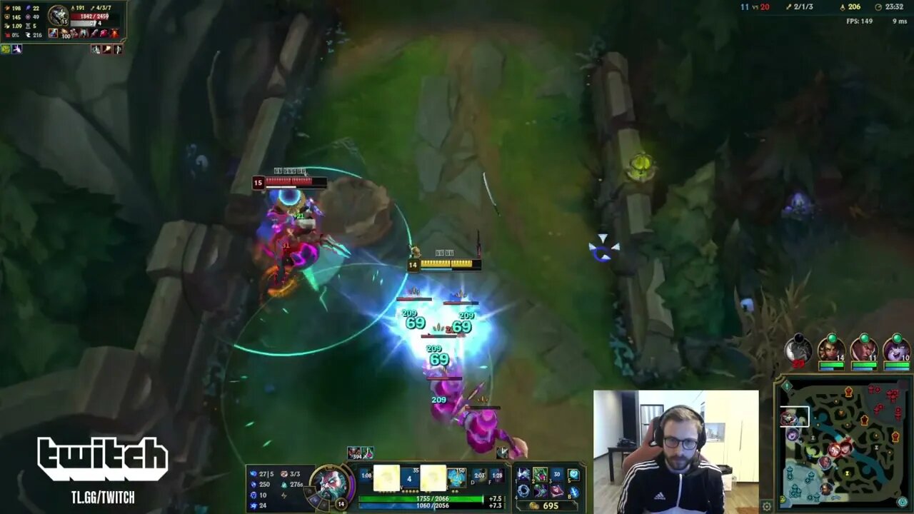 Only TL Bjergsen can play Zilean like this