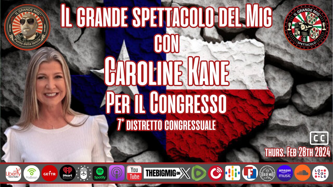 LA VOCE DEL TEXAS CON LA CANDIDATA AL CONGRESSIONALE CAROLINE KANE TX-7 |EP223