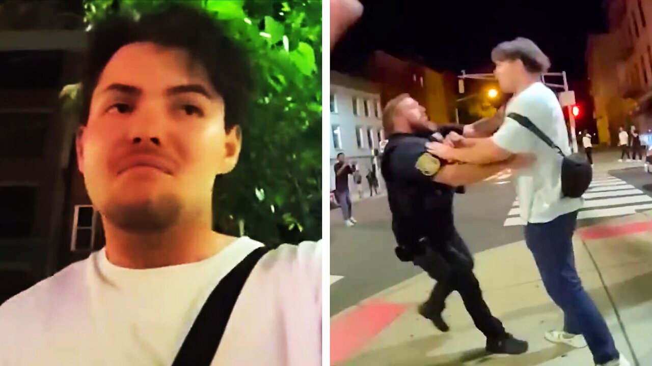 BODYCAM: Intoxicated Man Picks a Fight Right in Front of Police Officers!