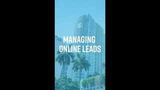 MANAGING ONLINE LEADS