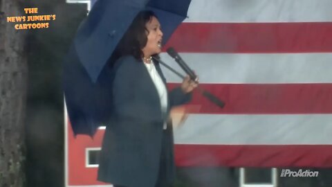 Kamala Harris desperately campaigning in Jacksonville, FL.